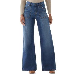 Scoop Women's Utility Wide Leg Jeans